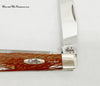 2006 Case XX 7254 Lace Wood Trapper Pocket Knife - Hers and His Treasures