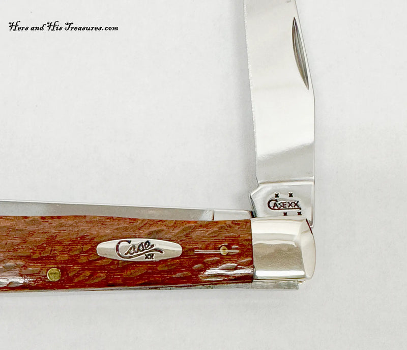 2006 Case XX 7254 Lace Wood Trapper Pocket Knife - Hers and His Treasures