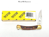 2005 Buck Knives B055-SP2-0 Idaho Cutout Wood Lockback Pocket Knife  - Hers and His Treasures