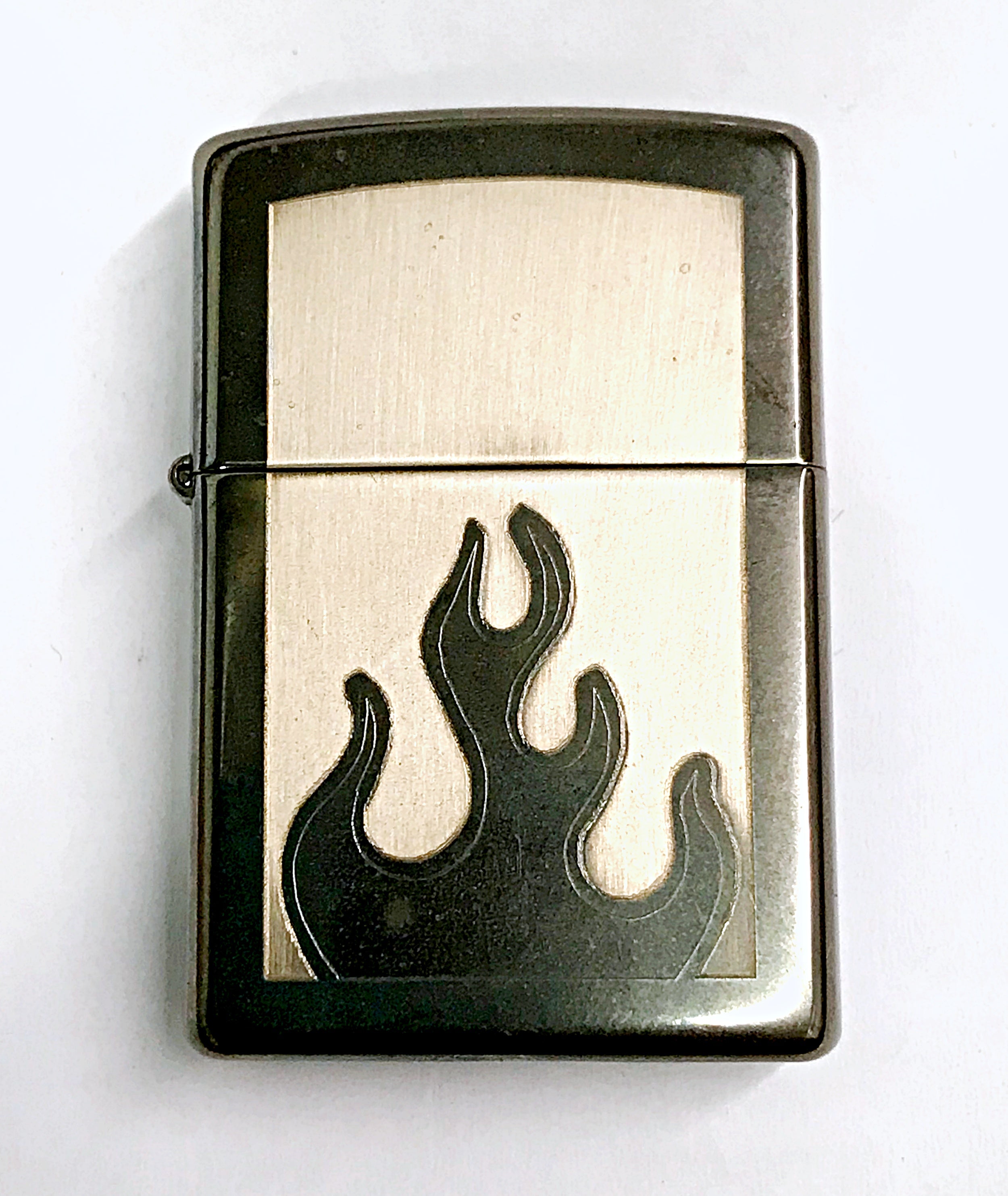 2006 Engulfed 20954 Black Ice Flame Zippo Lighter