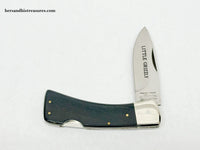 Vintage Parker Frost Little Grizzley Wood Lockback Pocket Knife | Japan - Hers and His Treasures