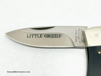 Vintage Parker Frost Little Grizzley Wood Lockback Pocket Knife | Japan - Hers and His Treasures