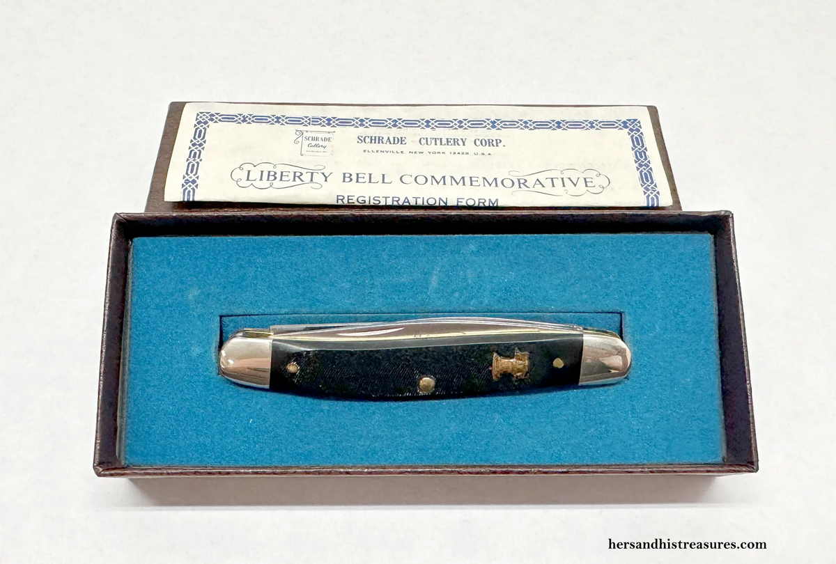 Schrade Walden S.W. Cut. LB1 Liberty Bell Pocket Knife - Hers and His Treasures