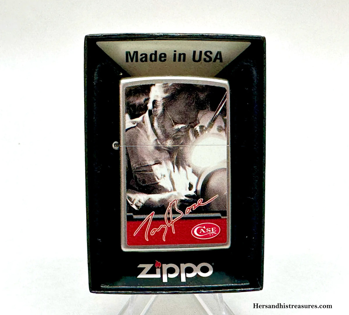 2013 Tony Bose Case XX Workbench Zippo Lighter - Hersandhistreasures.com