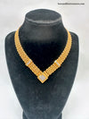 Vintage Avon Panther Link V Crystal Pavé Necklace - Hers and His Treasures