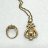 1974 Avon Queensbury Necklace and Ring Set - Hers and His Treasures