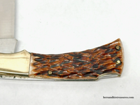 Vintage Parker Frost Mustang 4000 Jigged Bone Pocket Knife | Japan - Hers and His Treasures