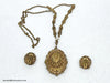 West Germany Gold Tone Filigree Courting Couple Jewelry Set - Hers and His Treasures