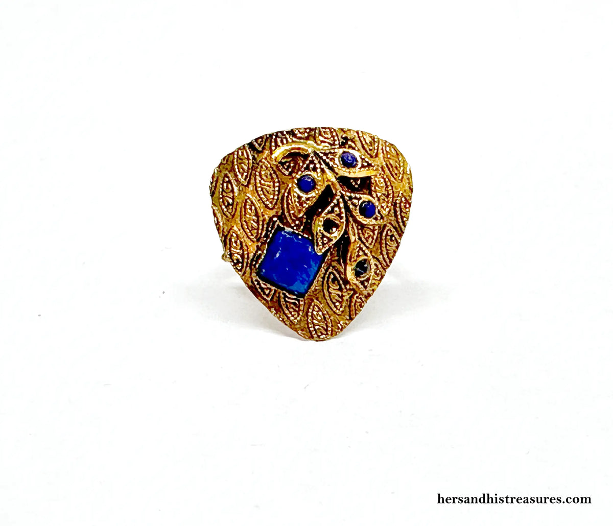 Western Germany Adjustable Leaf Ring - Hers and His Treasures