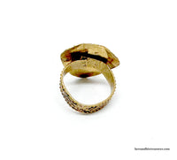 Western Germany Adjustable Leaf Ring - Hers and His Treasures