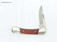 2002 503 Prince Rosewood Lockback Buck Knives Pocket Knife - Hers and His Treasures