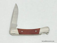 2002 503 Prince Rosewood Lockback Buck Knives Pocket Knife - Hers and His Treasures