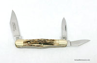 Vintage Buck Creek Stag 1st Production Run Whittler Pocket Knife - Hers and His Treasures