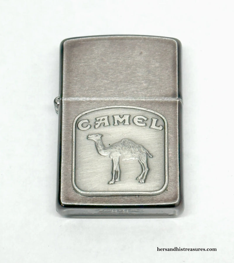 1992 VIII Camel Beast Tombstone Emblem Zippo Lighter - Hers and His Treasures