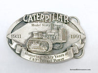 1990 Caterpillar Model Sixty Diesel Limited Edition Belt Buckle - Hers and His Treasures