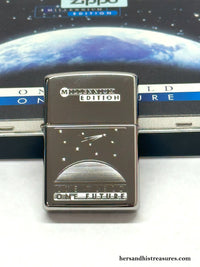 1999 XV Millennium Edition One World One Future Zippo Lighter - Hersandhistreasures.com