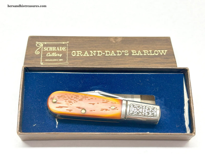 Schrade USA 206 Grand-Dad's Barlow Pocket Knife - Hers and His Treasures