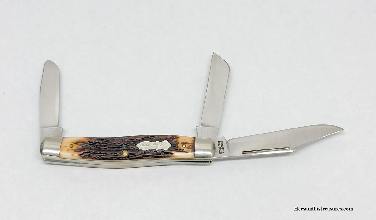 Schrade 885UH Uncle Henry Stockman Pocket Knife - Hers and His Treasures