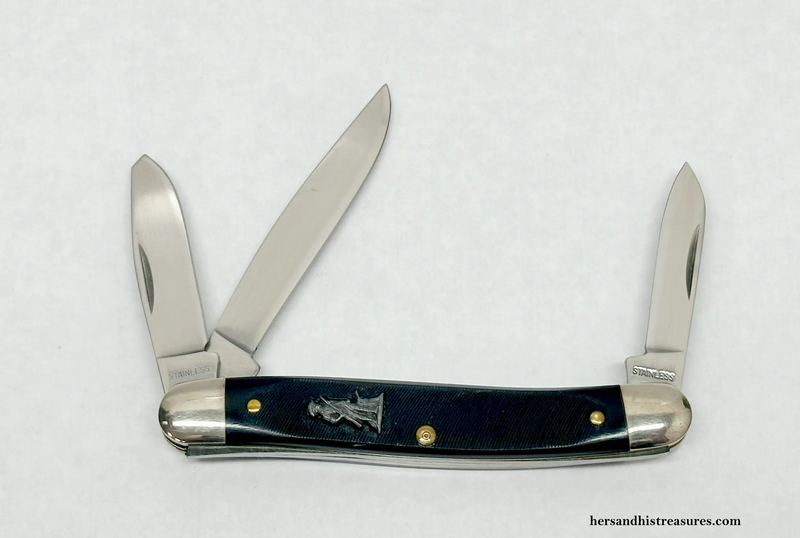 1975 Schrade Walden MM2 1775 Minute Man Pocket Knife - Hers and His Treasures