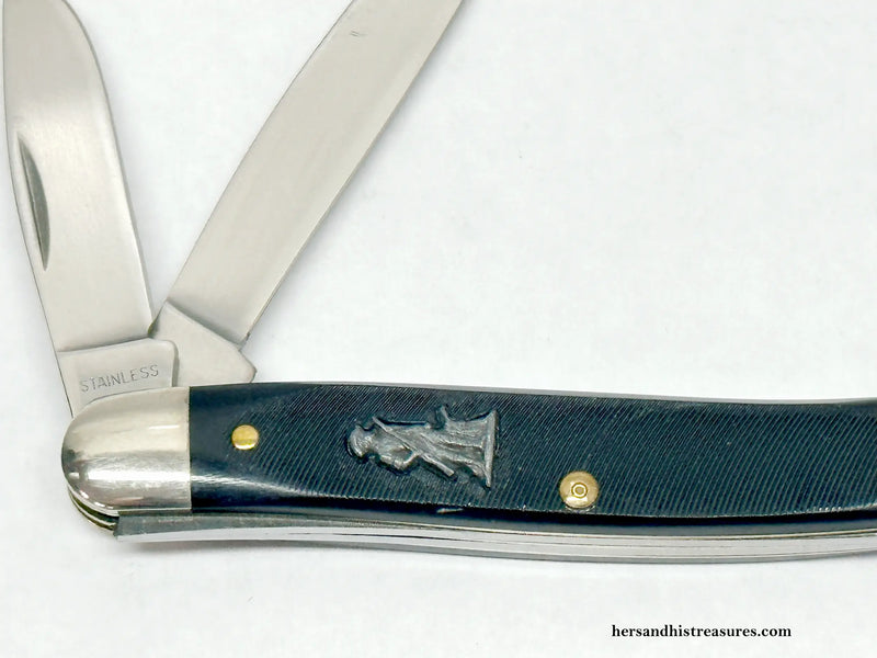 1975 Schrade Walden MM2 1775 Minute Man Pocket Knife - Hers and His Treasures