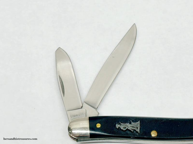 1975 Schrade Walden MM2 1775 Minute Man Pocket Knife - Hers and His Treasures