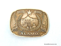 1986 The Defense of the Alamo Historic Providence Mint Belt Buckle - Hers and His Treasures