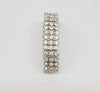 1950's Three Row Rhinestone Expansion Bracelet | Japan - Hers and His Treasures