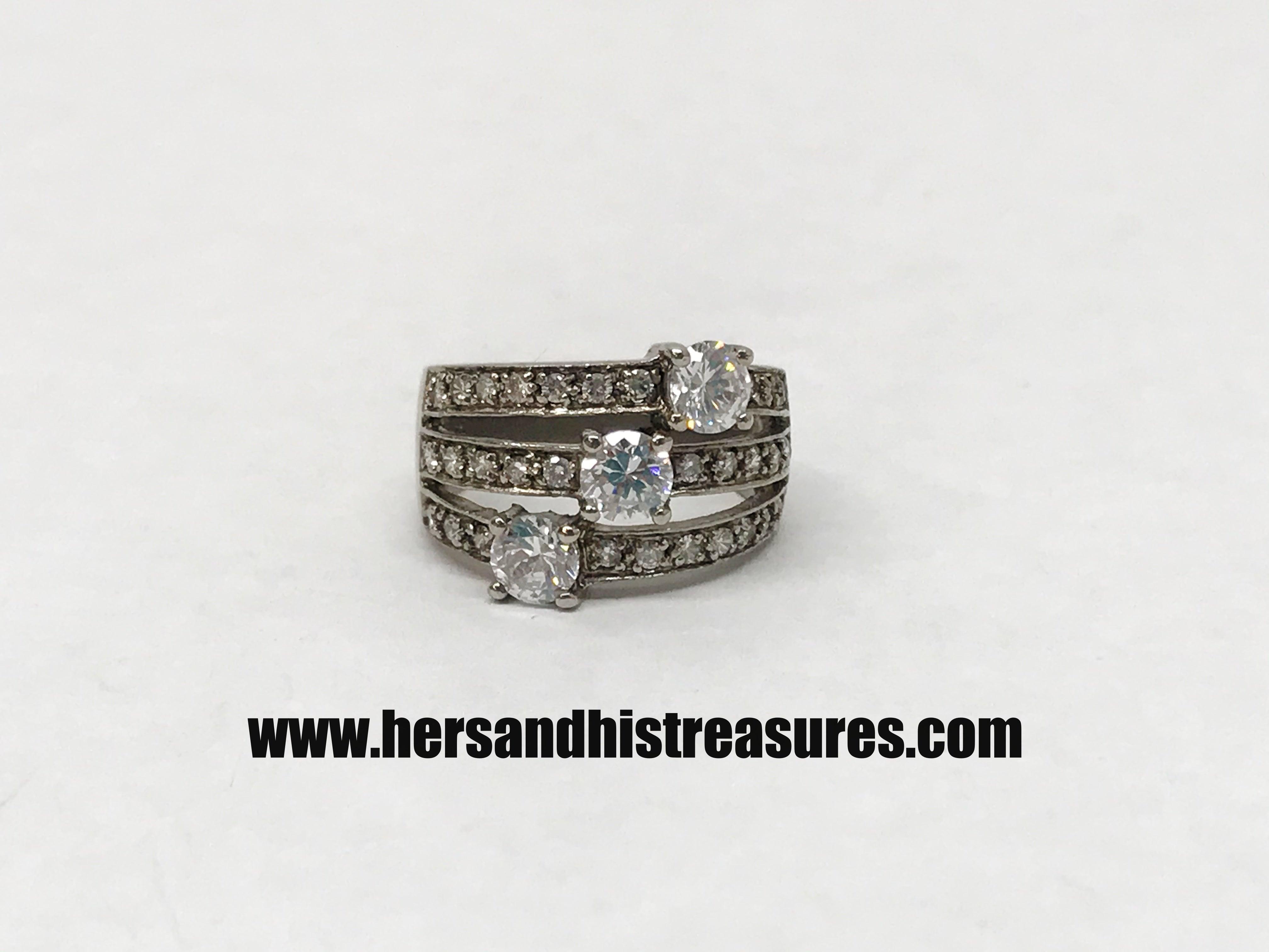 Pjm 925 diamond ring store