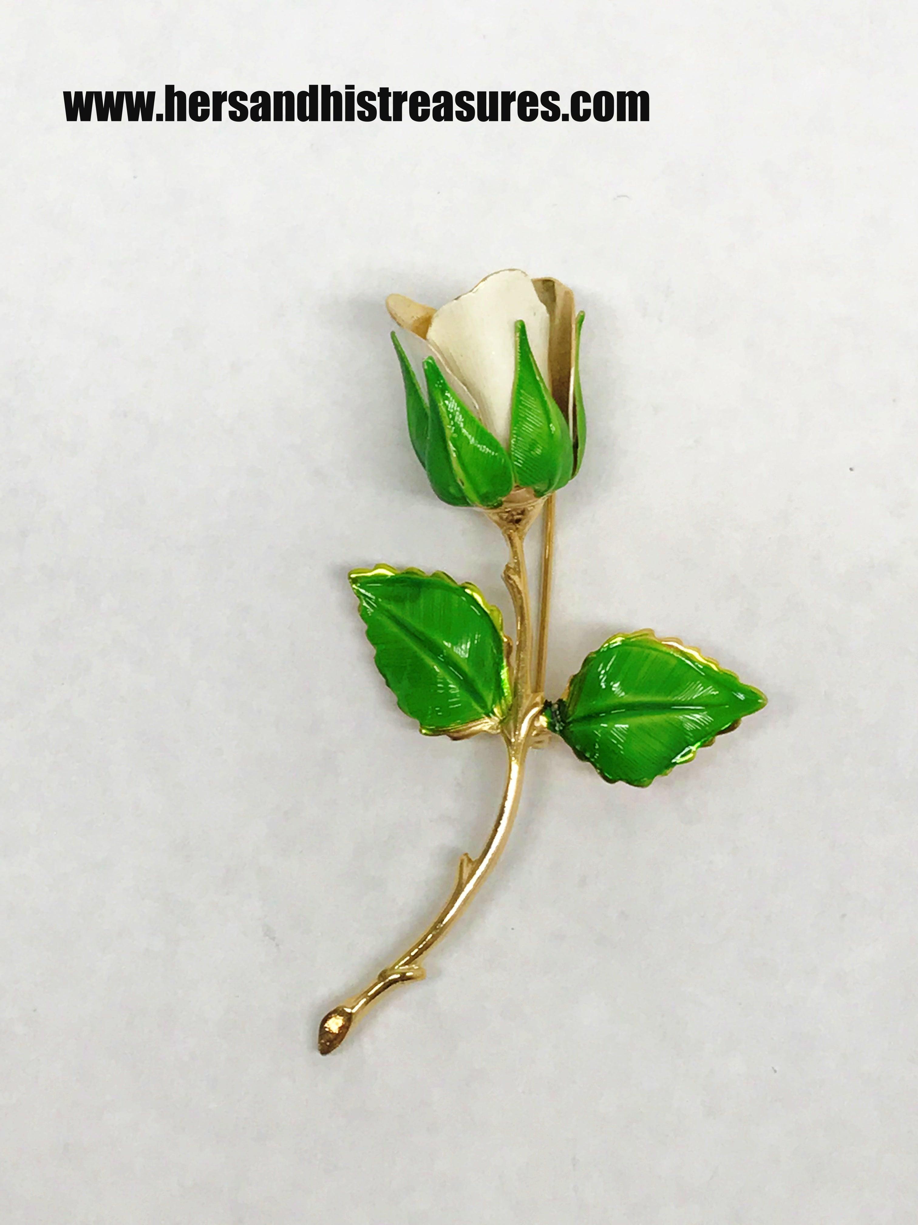 Vintage giovanni deals rose brooch