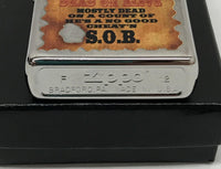 New 2012 Wanted Poster Dead Or Alive Zippo Lighter - Hers and His Treasures