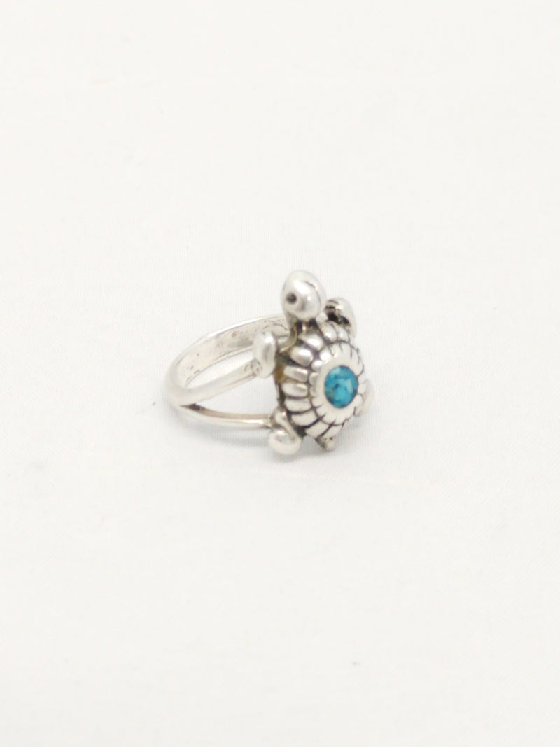 Cute Turtle Sterling Silver Ring – Hers and His Treasures