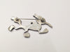 Unique Sterling Silver Roadrunner With Long Beak Nose Brooch Pin - Hers and His Treasures