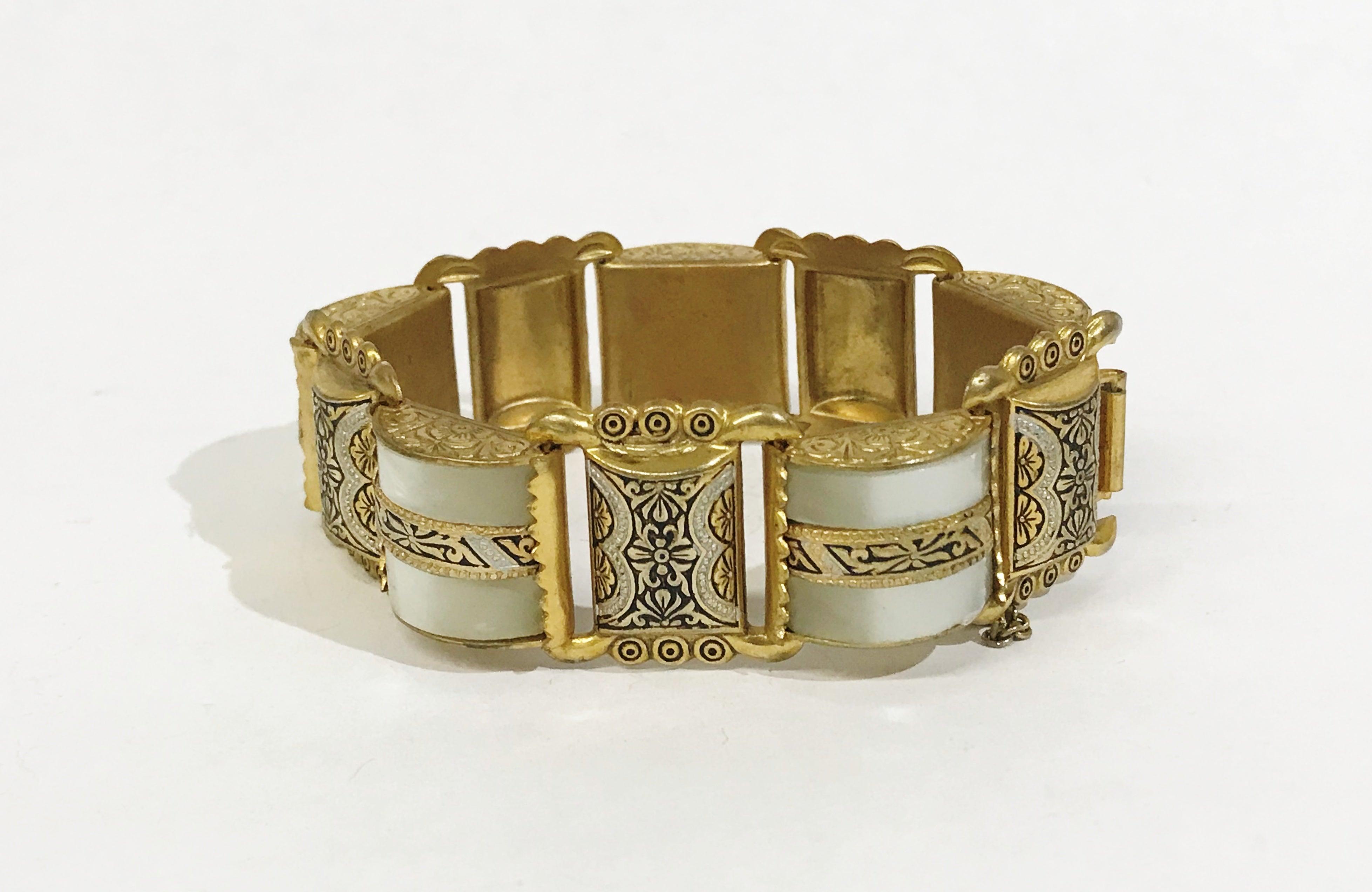 Vintage hot sale damascene bracelet