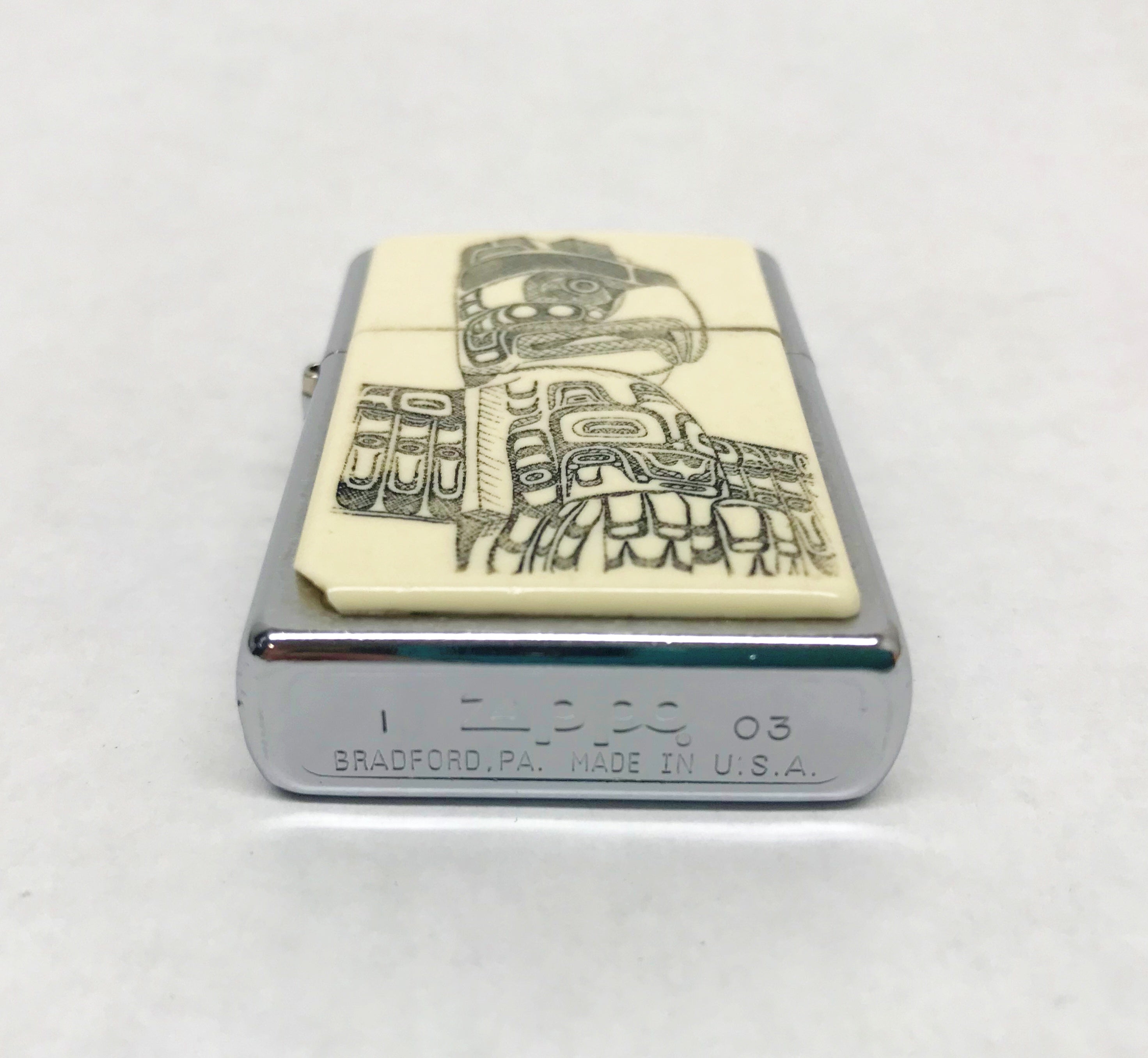 Retired hotsell Early Scrimshaw Ducks Zippo Lighter