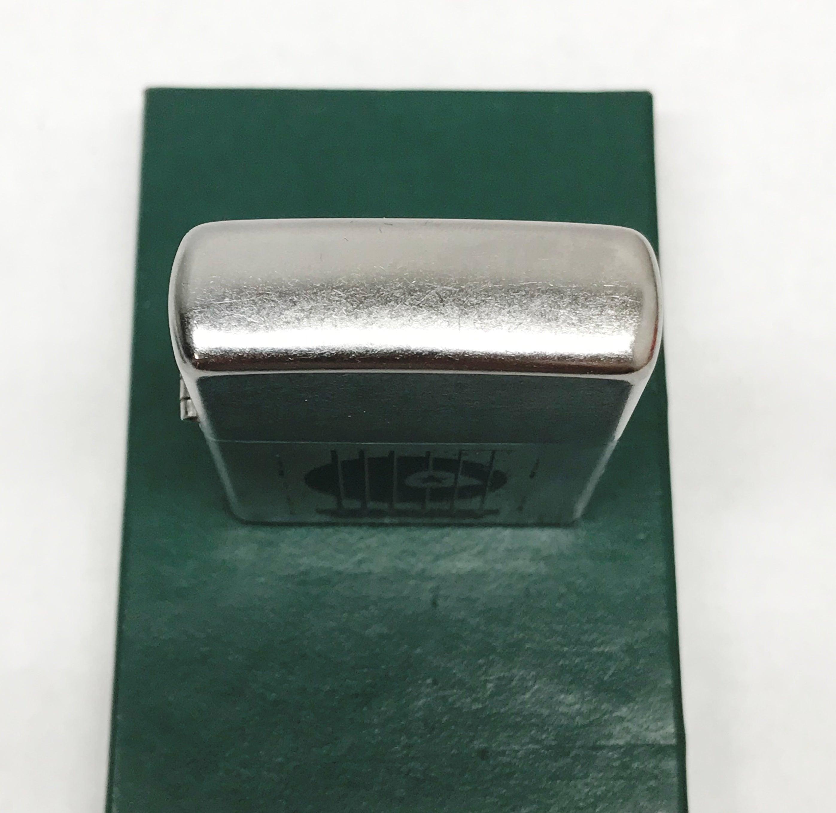 New 2008 Marlboro Guitar & Pick Street Chrome Zippo Lighter