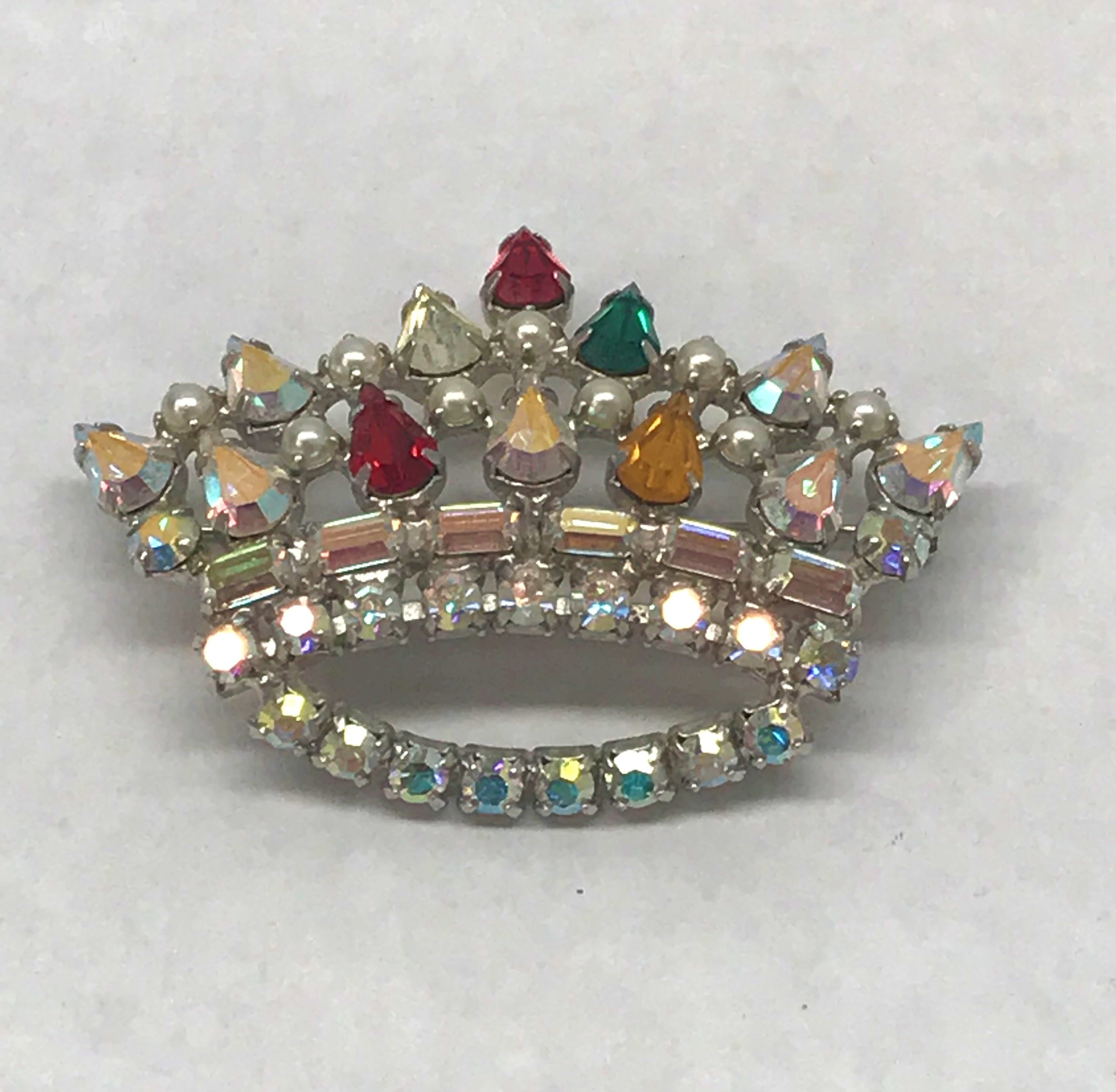 B david hot sale crown brooch