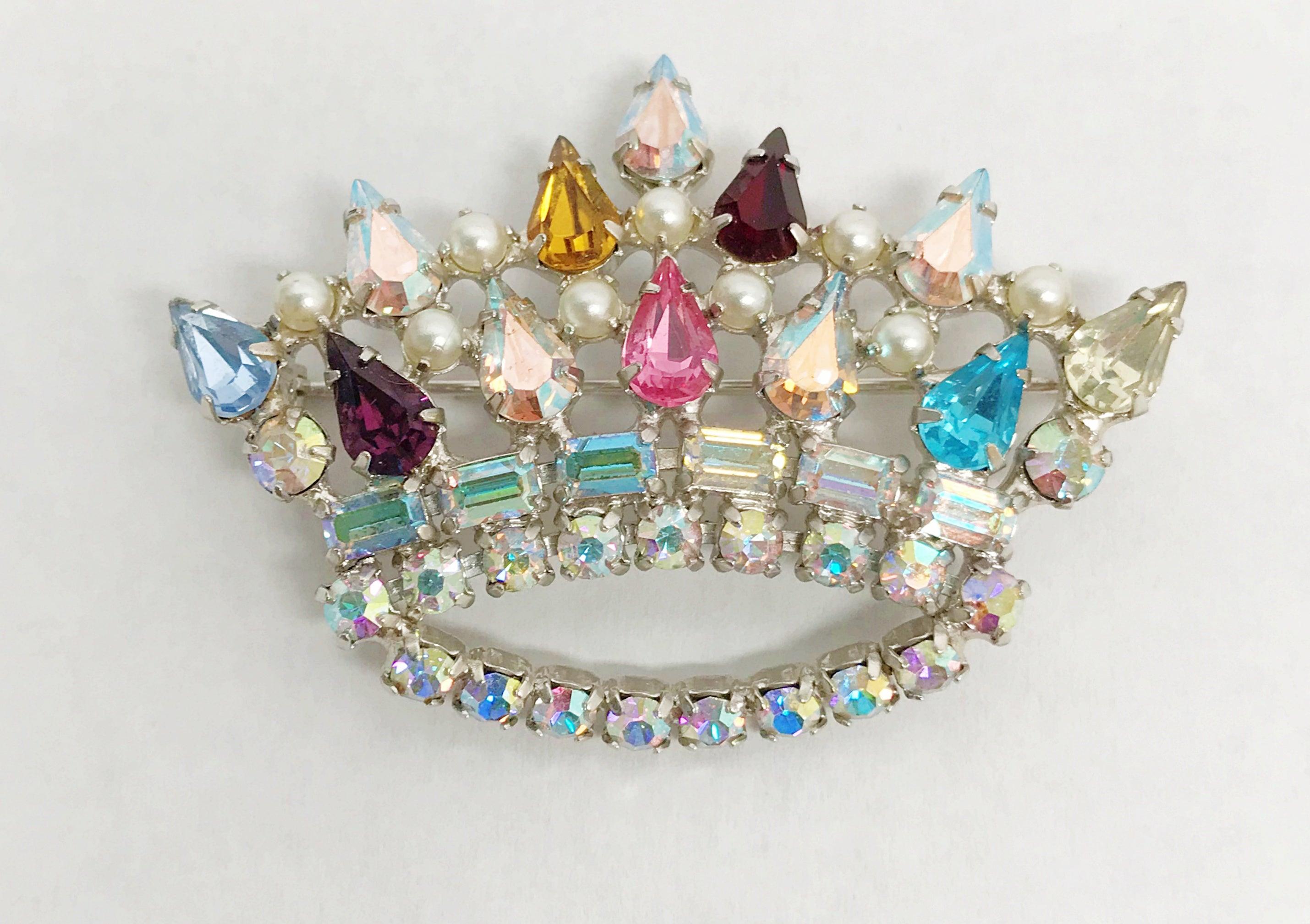 B david sales crown brooch