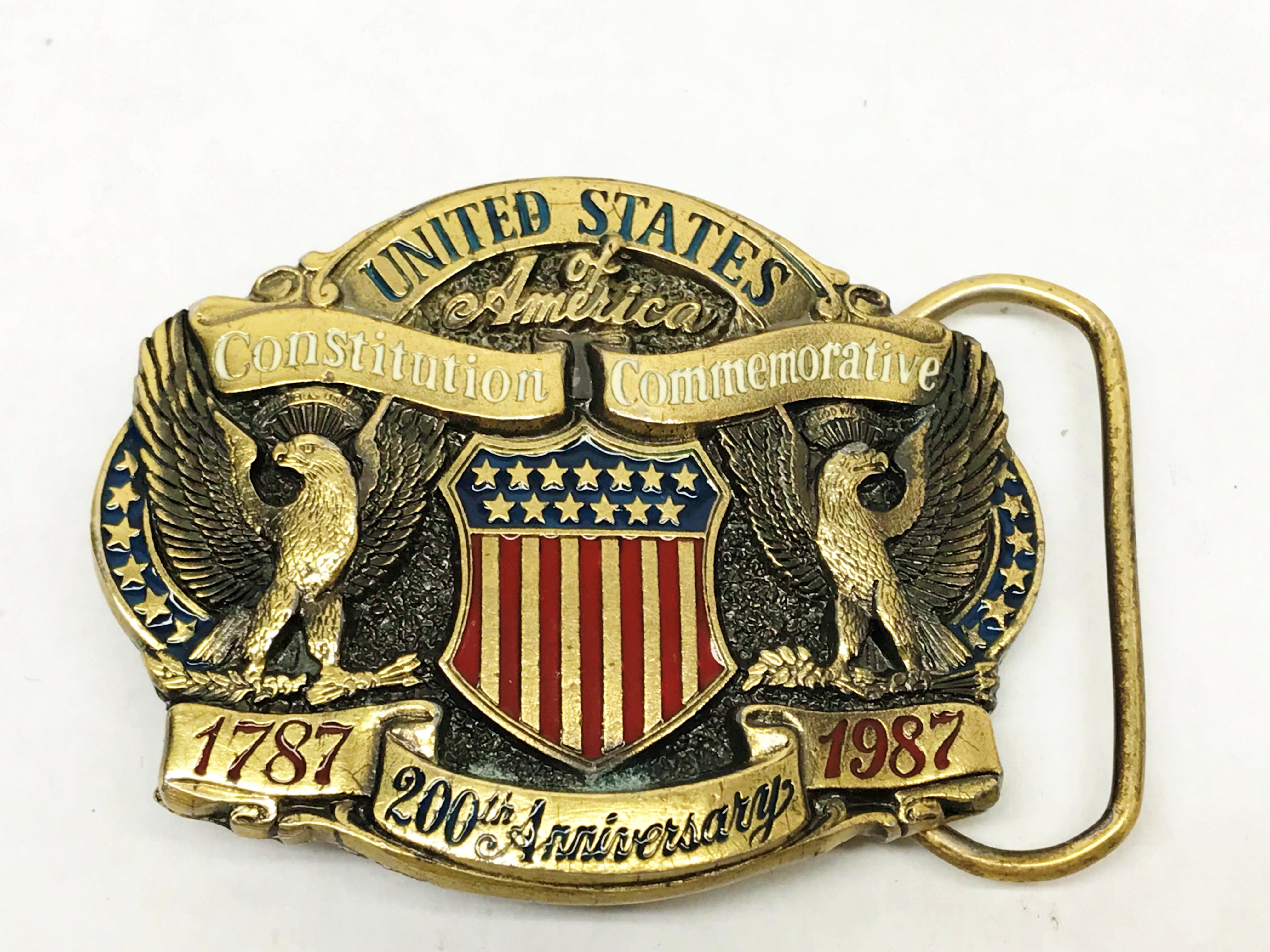 200th Anniversary United States of America Constitution Commemorative Belt  Buckle