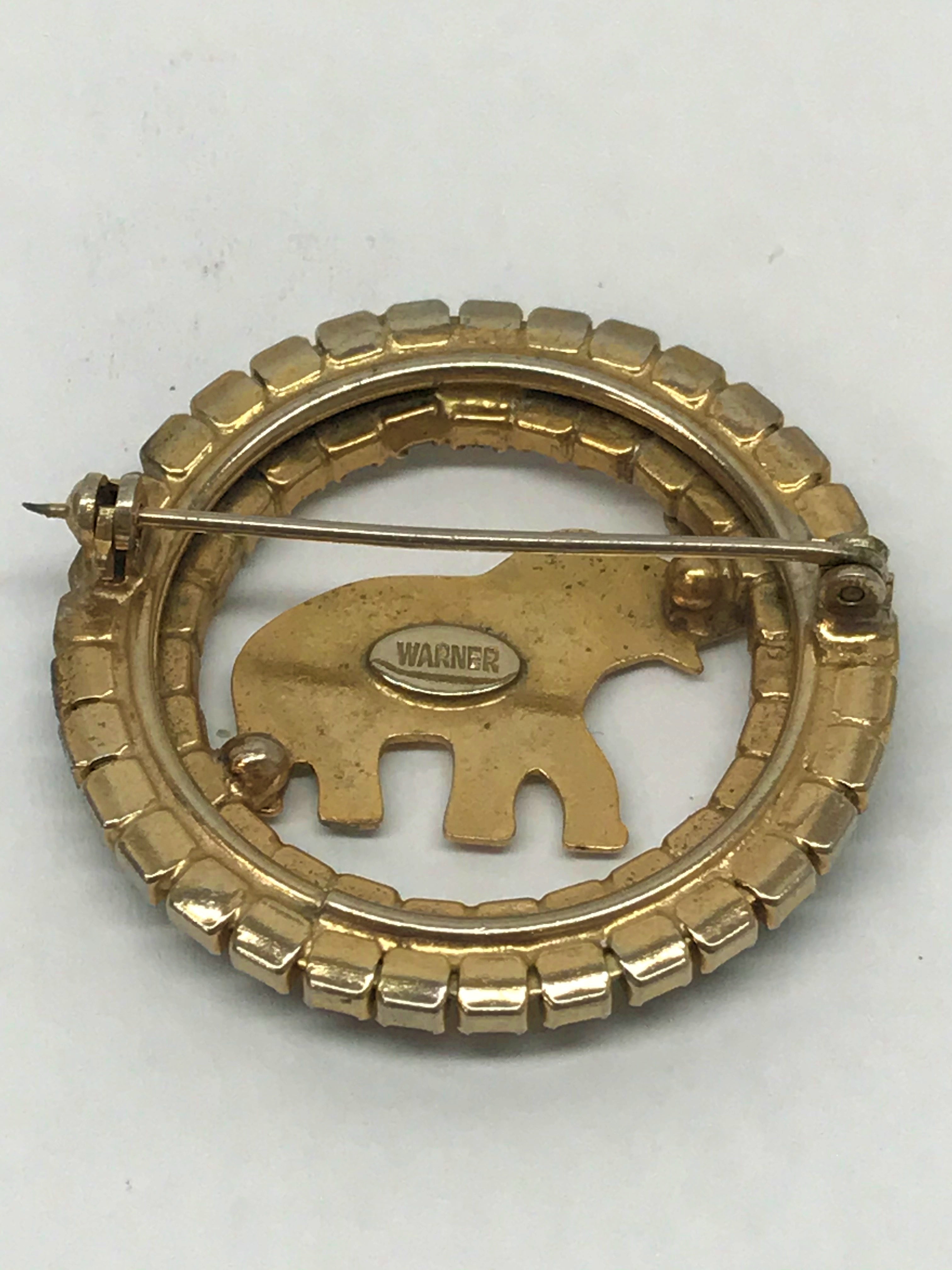 Elephant brooch store pin