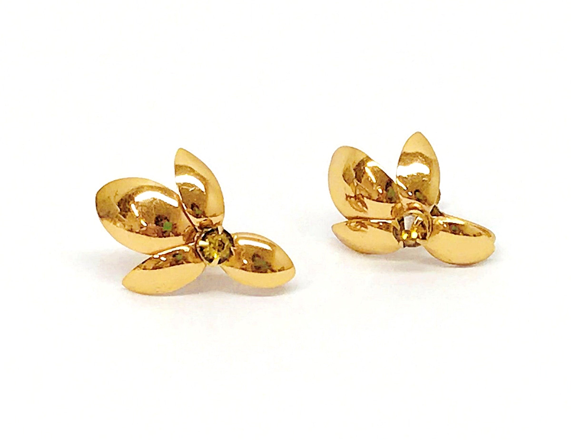 Vintage screw back on sale earrings