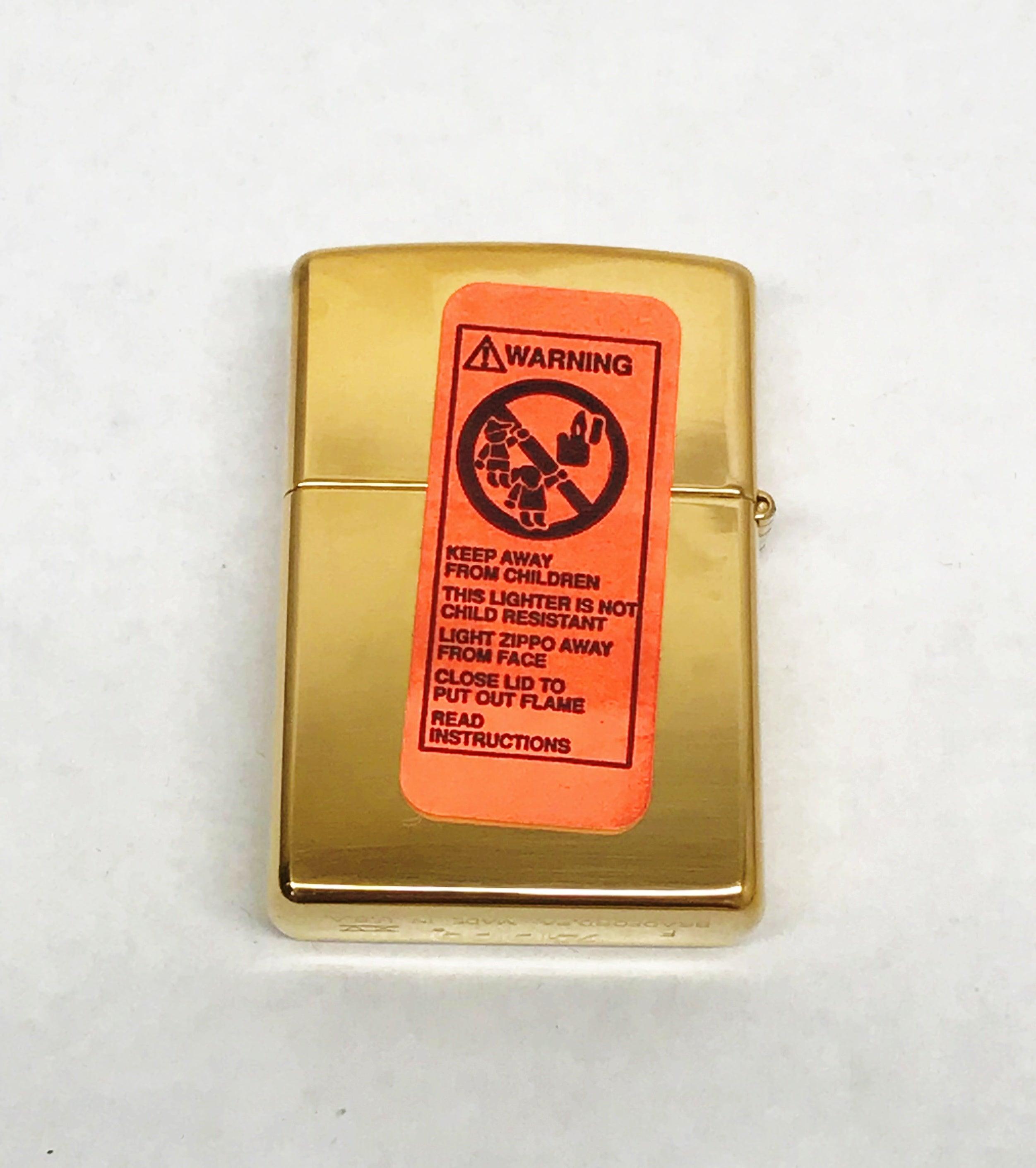 New RARE XV 1999 Keeper of the Light Lighthouse Brass Zippo Lighter