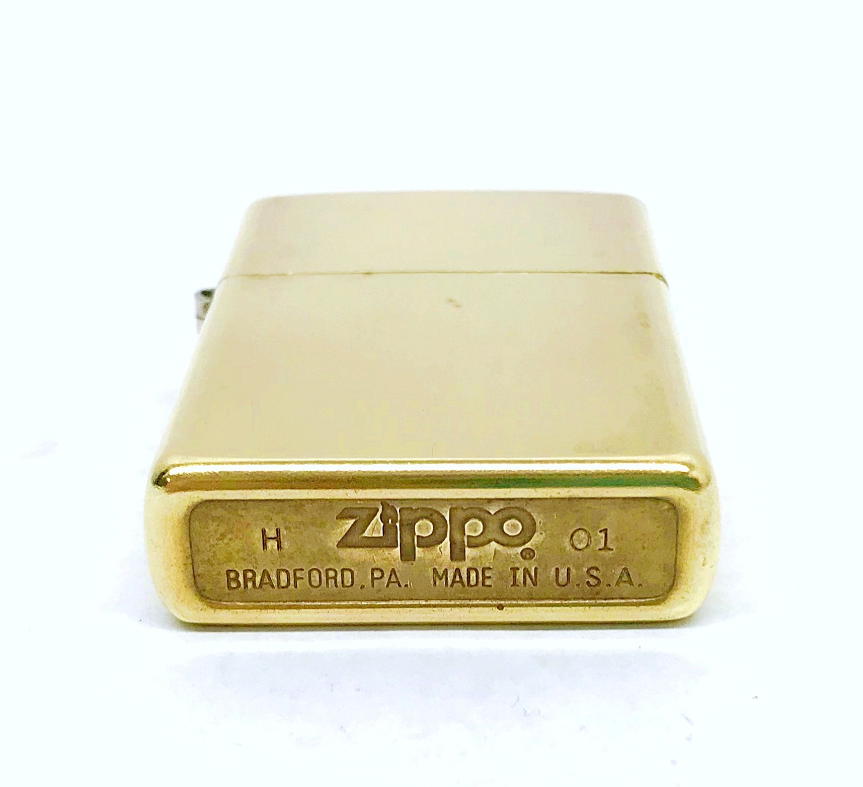 小物【未使用】2001年製SOLID BRASS MISSOURI zippo
