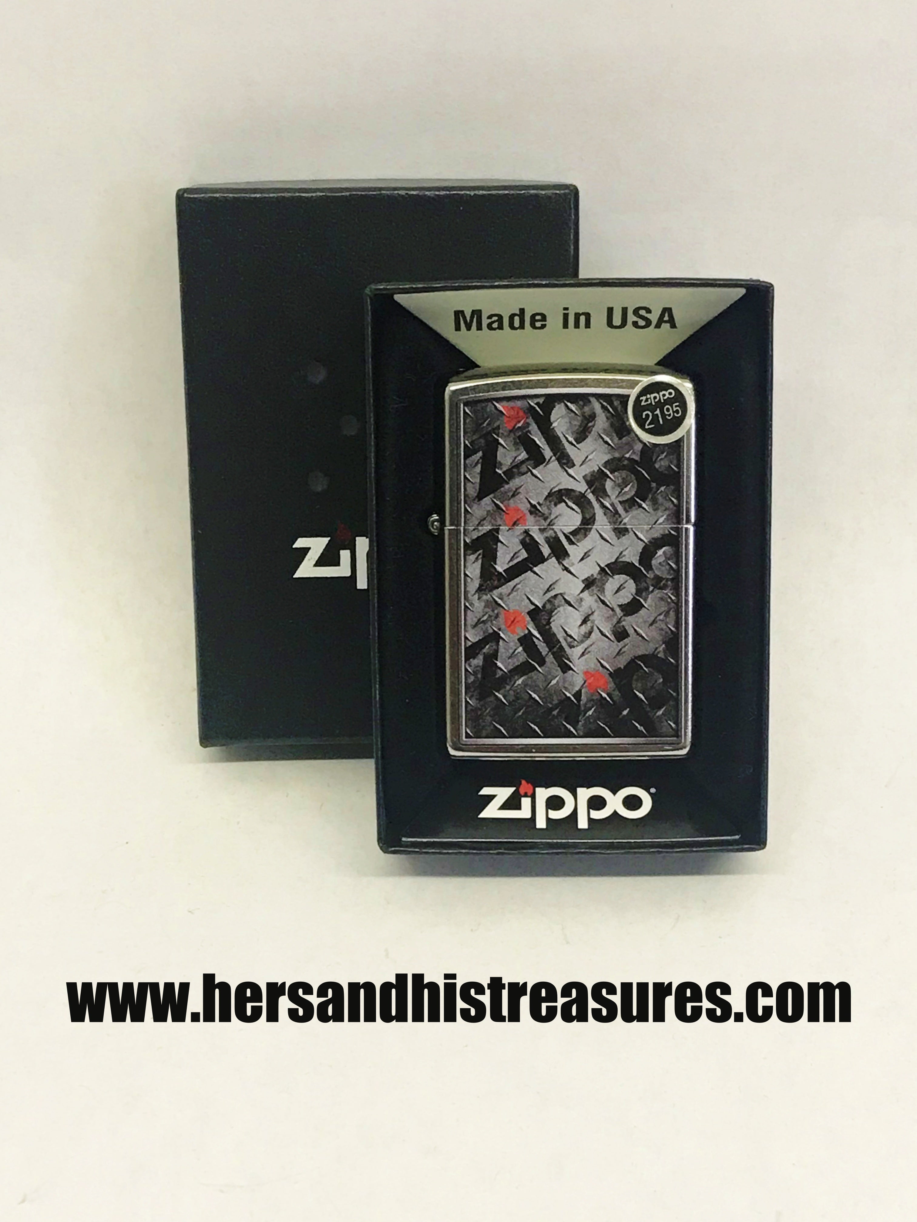 Diamond Plate Zippo Design Windproof Lighter