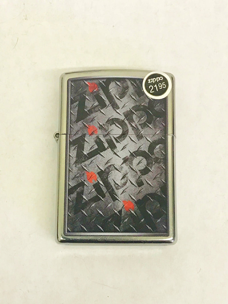 Diamond Plate Zippo Design Windproof Lighter