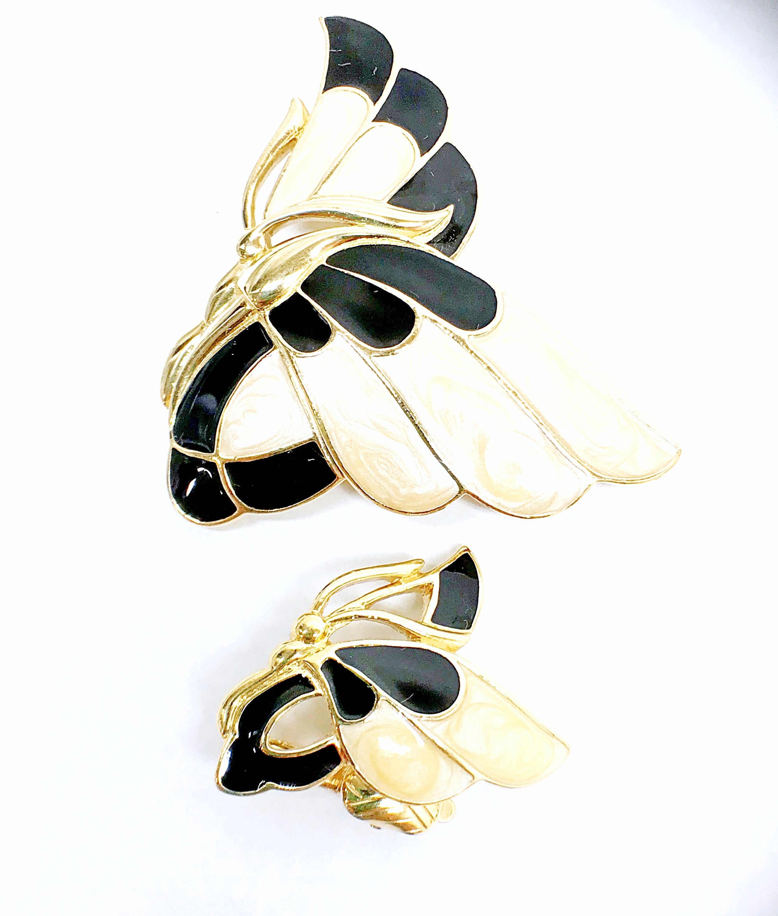 Trifari on sale butterfly brooch