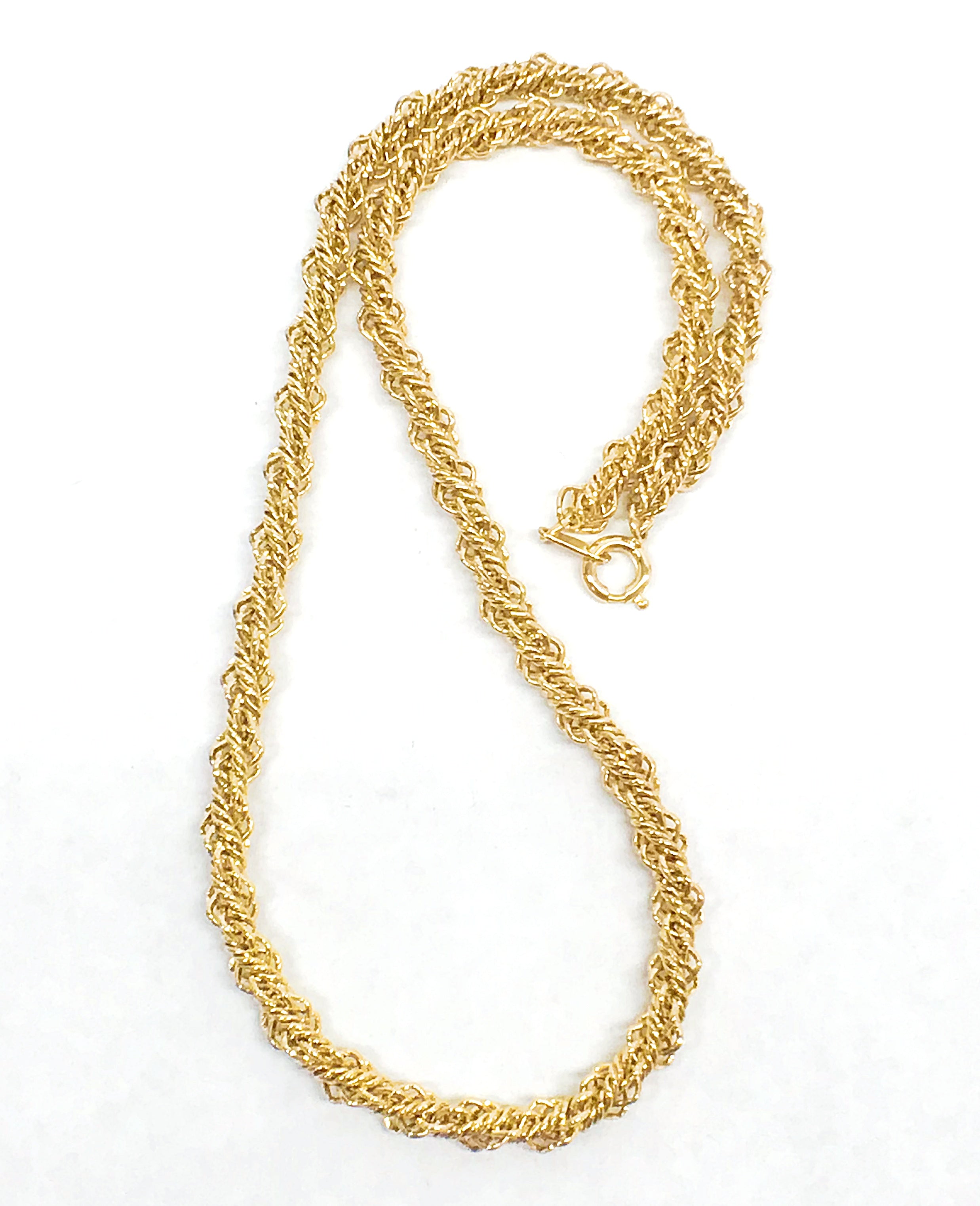 Rope Chain Gold Necklace – Bottoms Up Boutique