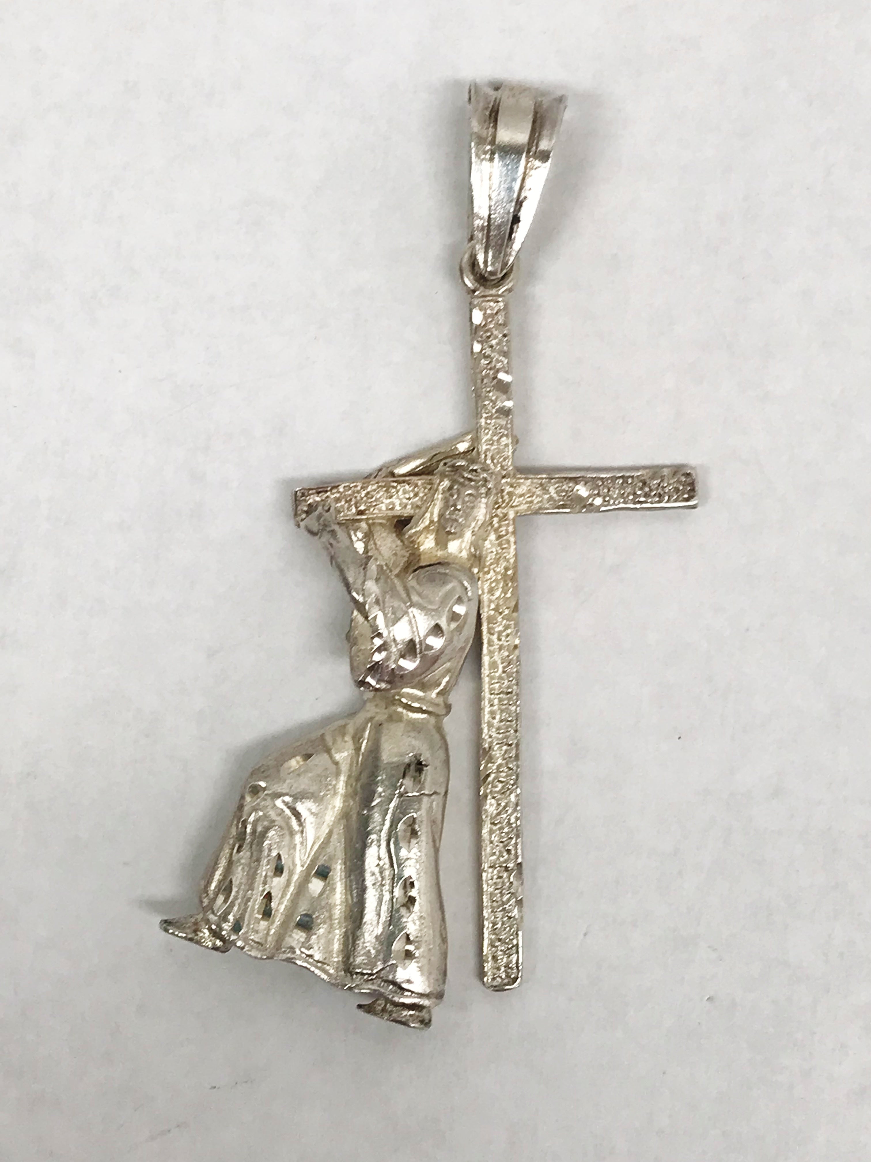 Large Jesus Crucifix shops Cross 925 Silver