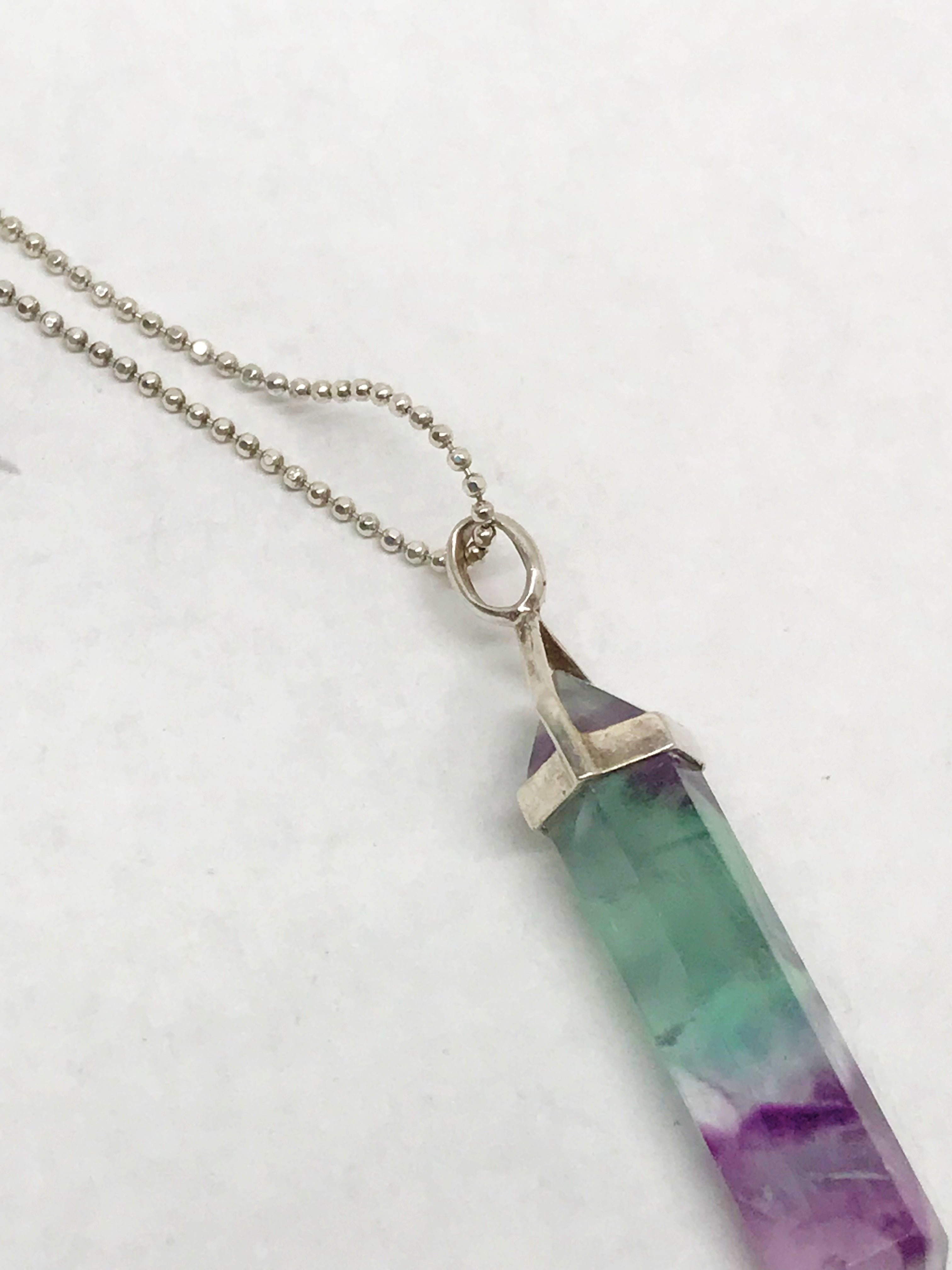 Green Fluorite Pendant 1